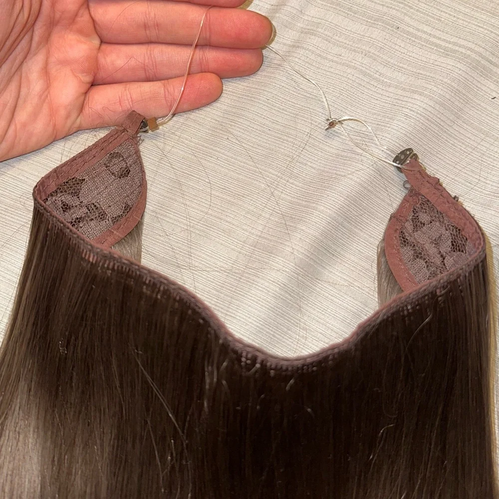 Beauty bello hair extensions NEW dark brown to sandy blonde